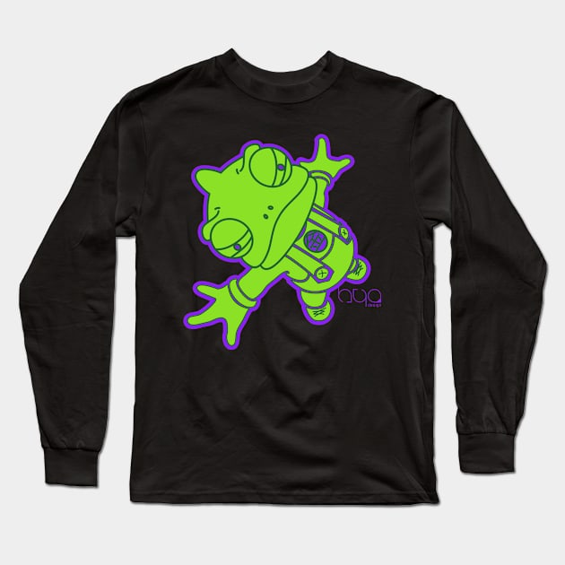 Flying Kameleon Long Sleeve T-Shirt by hyodesign